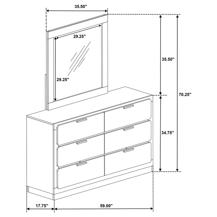Napa - Dresser With Mirror
