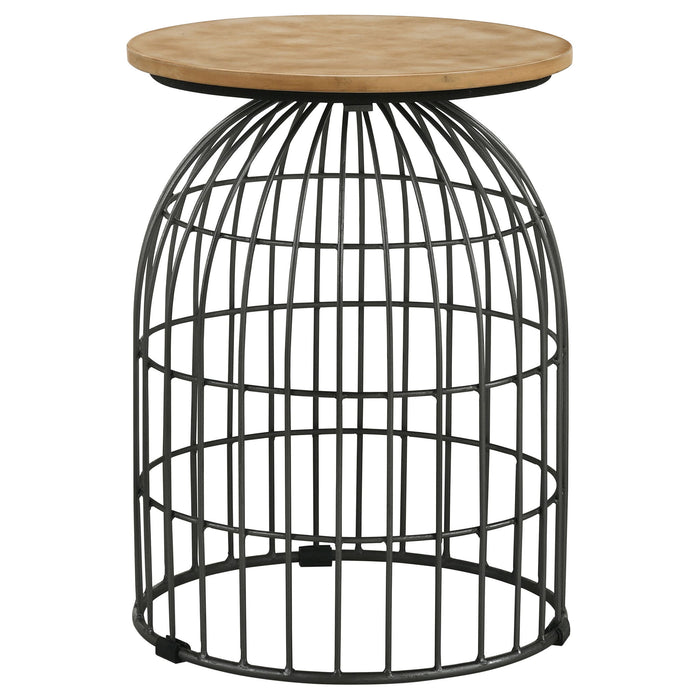 Boyd - Side Table - Gunmetal