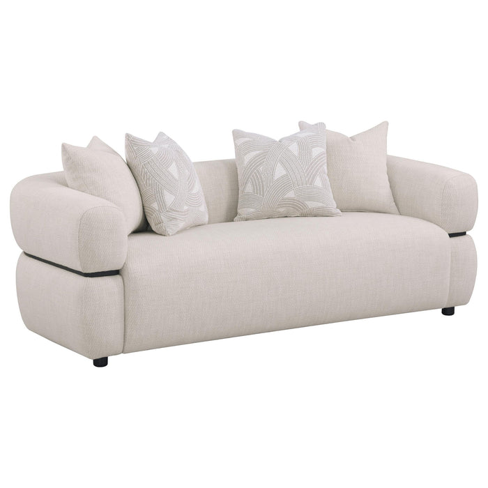 Ramsay - Round Arm Sofa - Beige