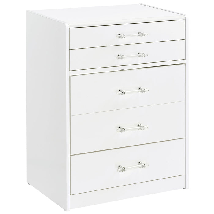 Ayuba - 3 Drawer Makeup Vanity Table With Mirror And Stool