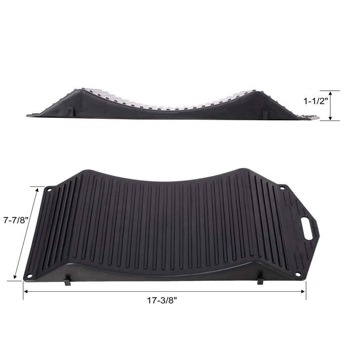 Tire Saver Ramps Anti-Slip Design (Set of 4) - Black