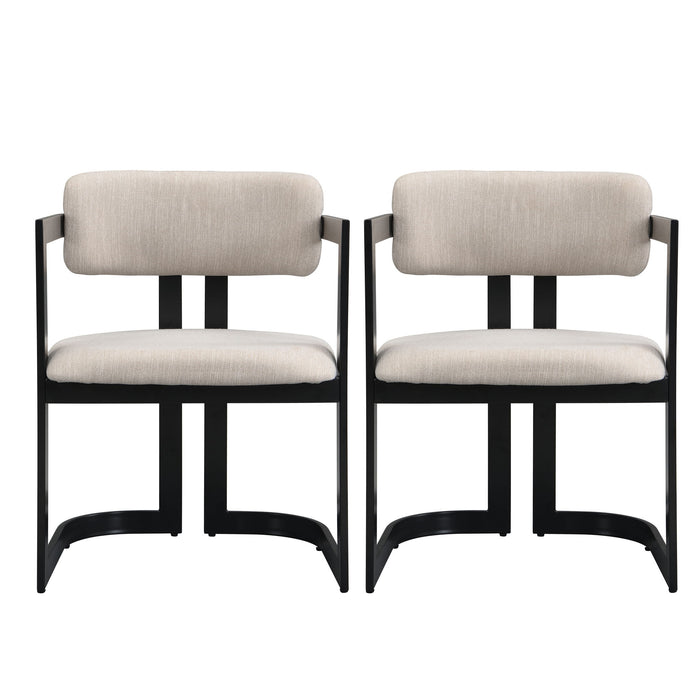 Upholstered Dining Armchairs (Set of 2)