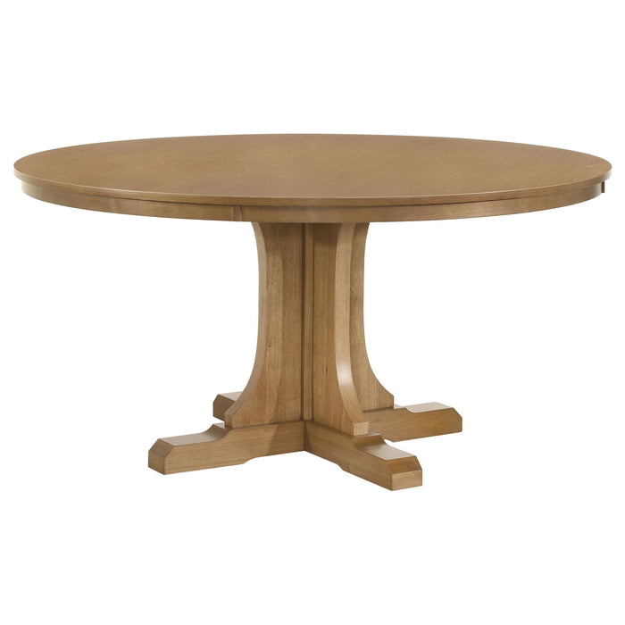 Auburn - 5 Piece Dining Set - Natural / Light Brown