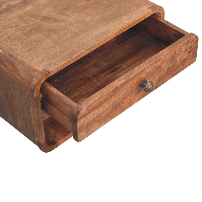 Curve Upper Slot Floating Nightstand