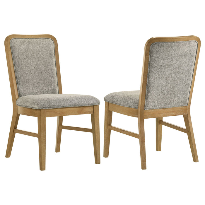 Teleli - Dining Side Chair (Set of 2) - Natural / Gray