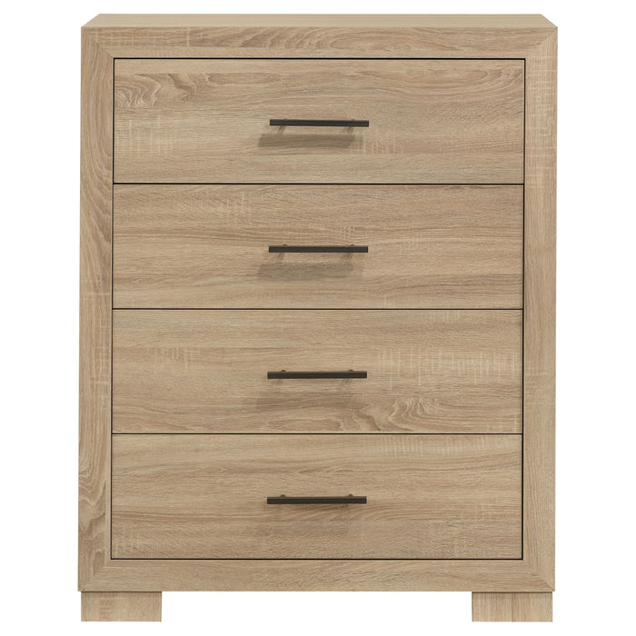Merritt - 4 Drawer Bedroom Chest - Light Oak