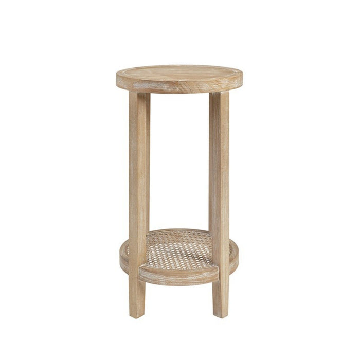 Bedford - Round Accent Table - Reclaimed Wheat