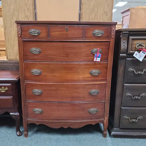 ANTIQUE TALLBOY DRESSER TH Rock's Consign Furniture Reno
