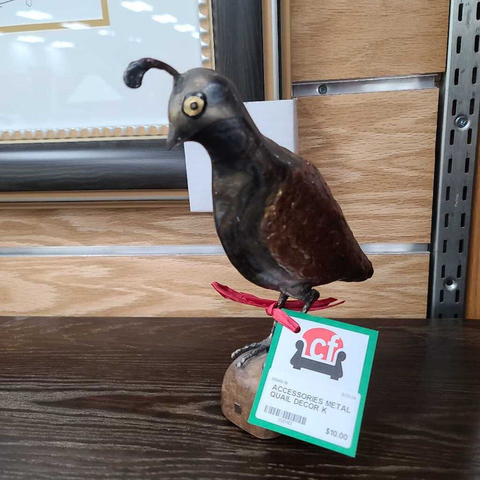 METAL QUAIL DECOR K