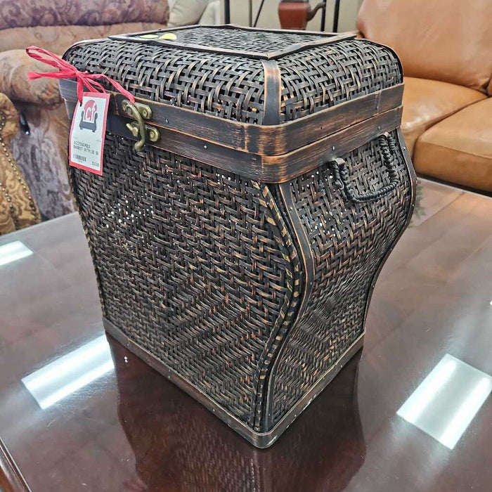 BASKET WITH LID BI