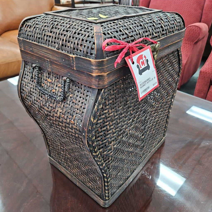 BASKET WITH LID BI