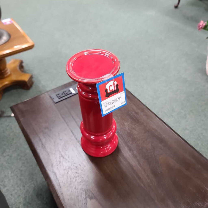 RED VOTIVE DECOR A