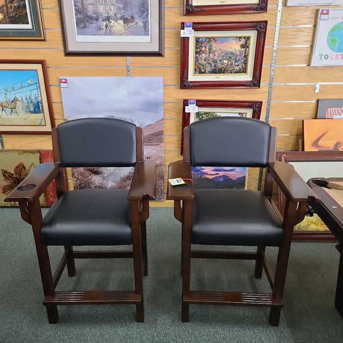 SET OF 2 BILLIARD STOOLS ALK