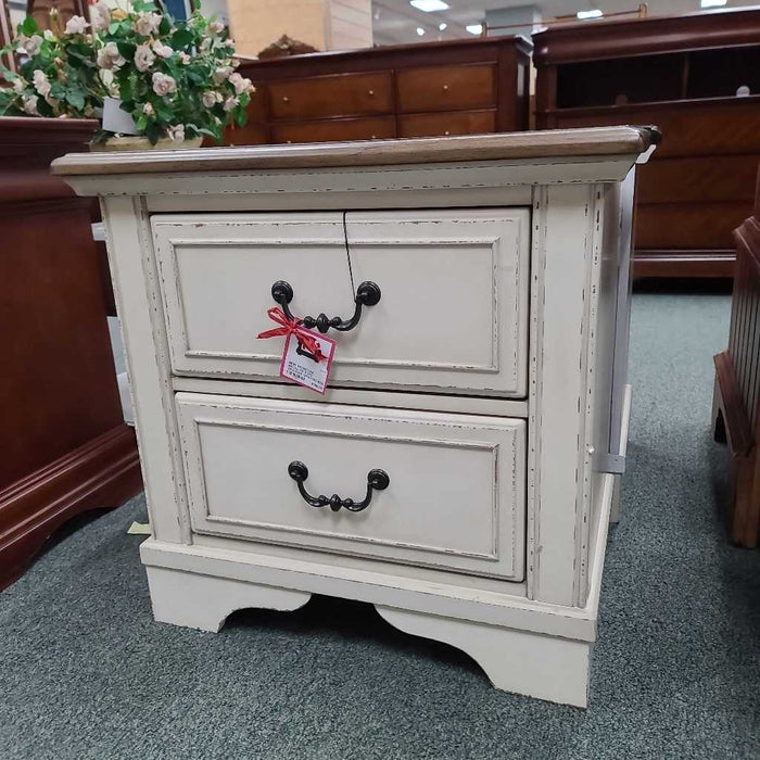 BROLLYN TWO DRAWER NIGHTSTAND