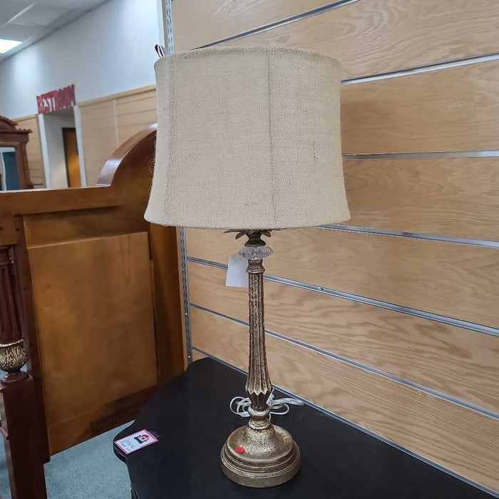 GOLD.GLASS LAMP BL