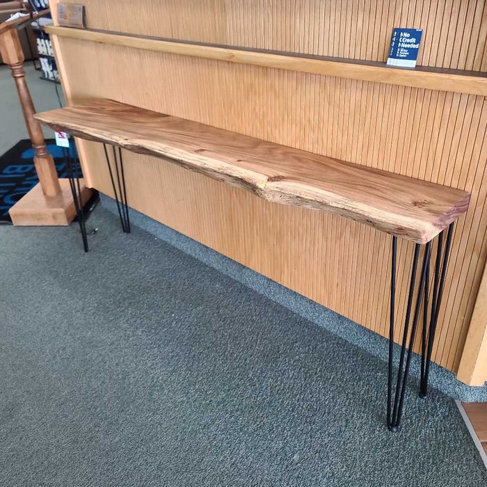 6' LIVE EDGE SLAB CONSOLE TABLE