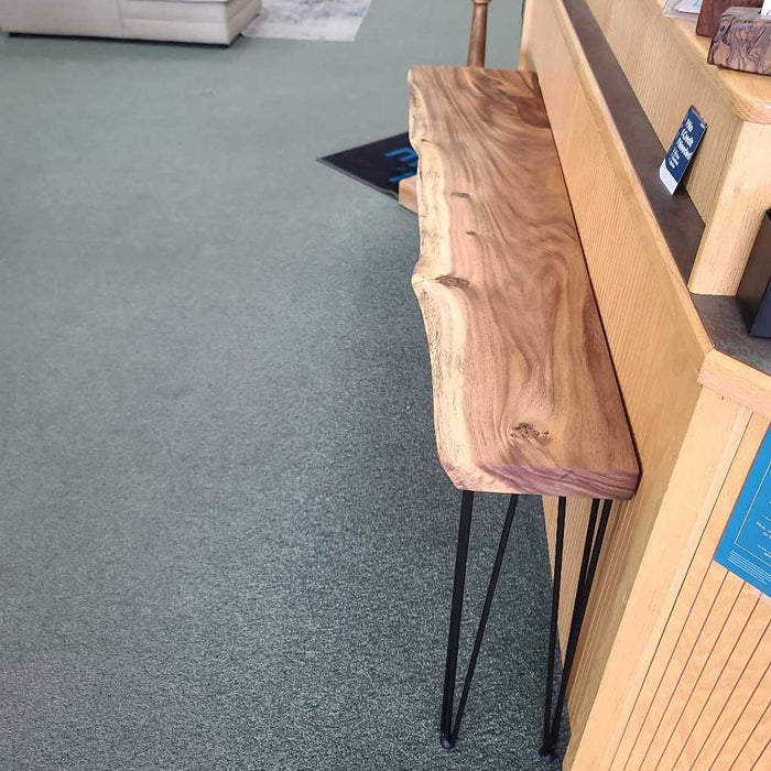 6' LIVE EDGE SLAB CONSOLE TABLE
