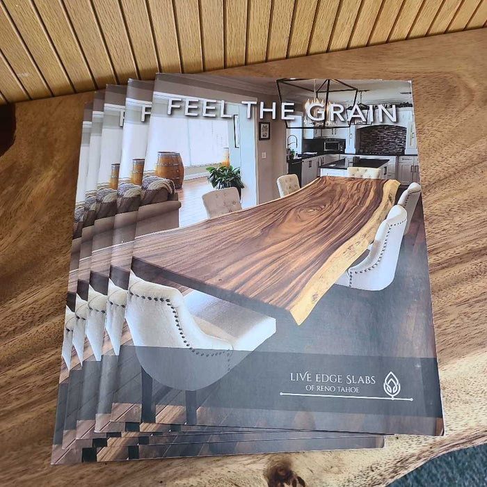 6' LIVE EDGE SLAB CONSOLE TABLE