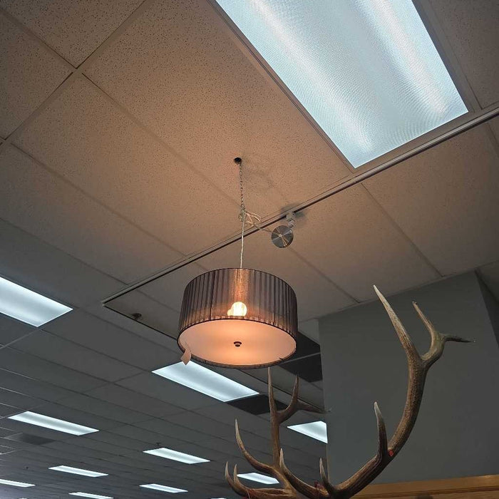 ROUND BLACK CHANDELIER ML