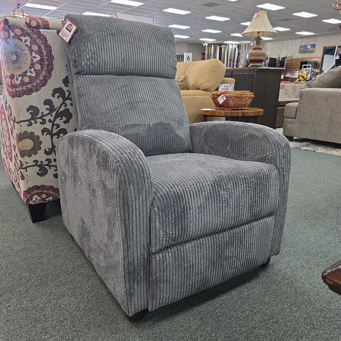 DARK GRAY PUSH BACK RECLINER