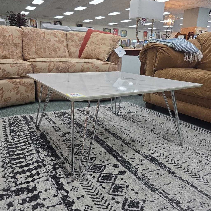 FAUX MARBLE COFFEE TABLE SK