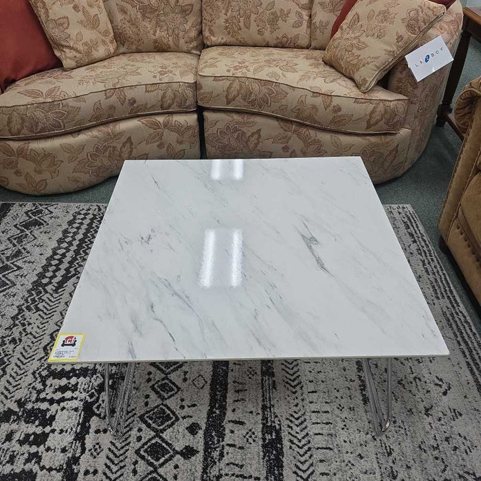 FAUX MARBLE COFFEE TABLE SK