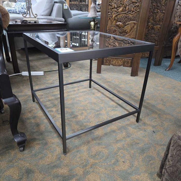 GLASS END TABLE SK