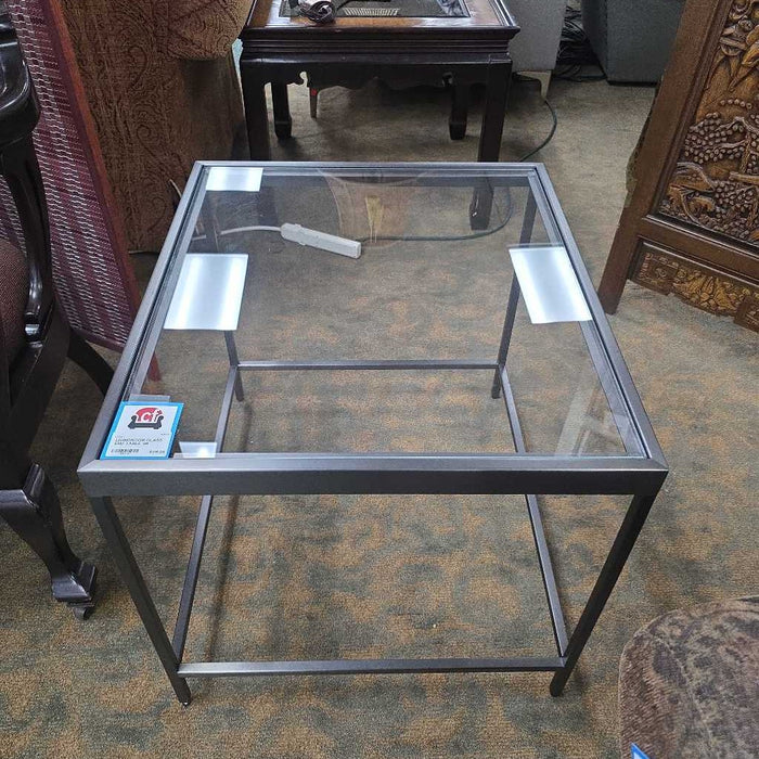 GLASS END TABLE SK