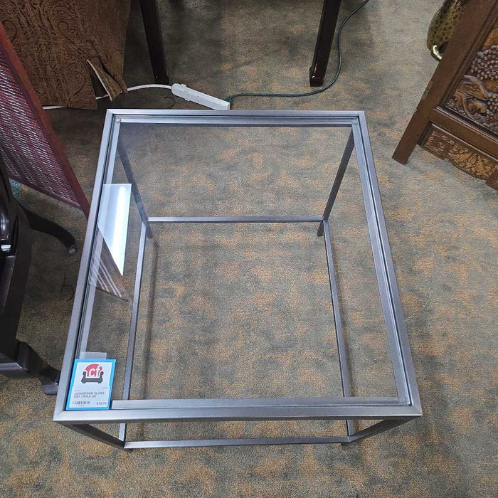 GLASS END TABLE SK