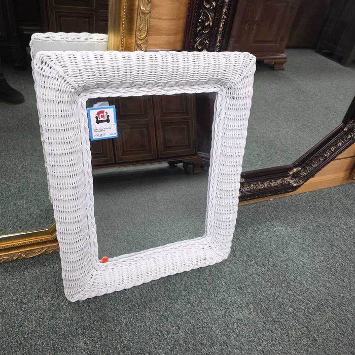 WICKER MIRROR BA