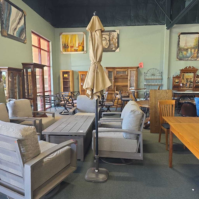 UMBRELLA WITH STAND AT