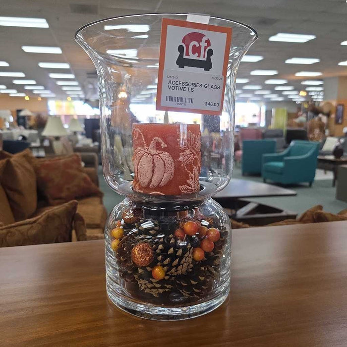 GLASS VOTIVE LS