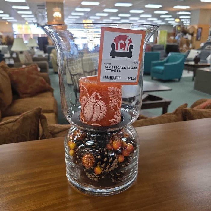 GLASS VOTIVE LS