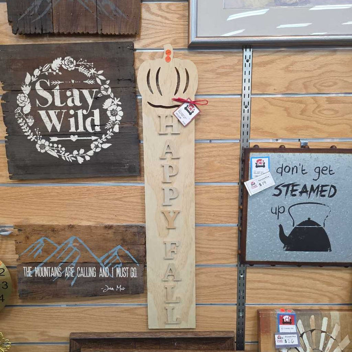 HAPPY FALL WALL ART BA