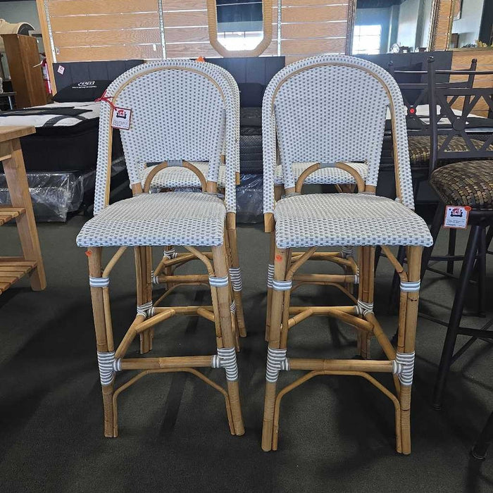 SET OF 4 SERENA AND LILY STOOLS ATH