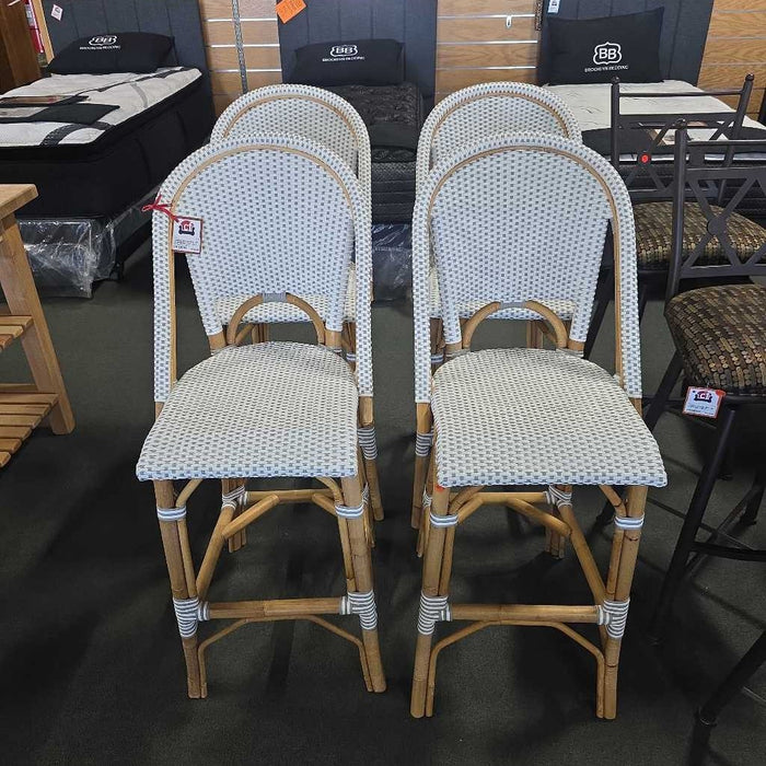 SET OF 4 SERENA AND LILY STOOLS ATH