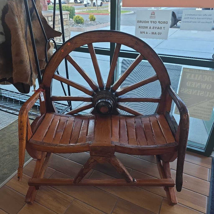 WAGON WHELL BENCH BTH