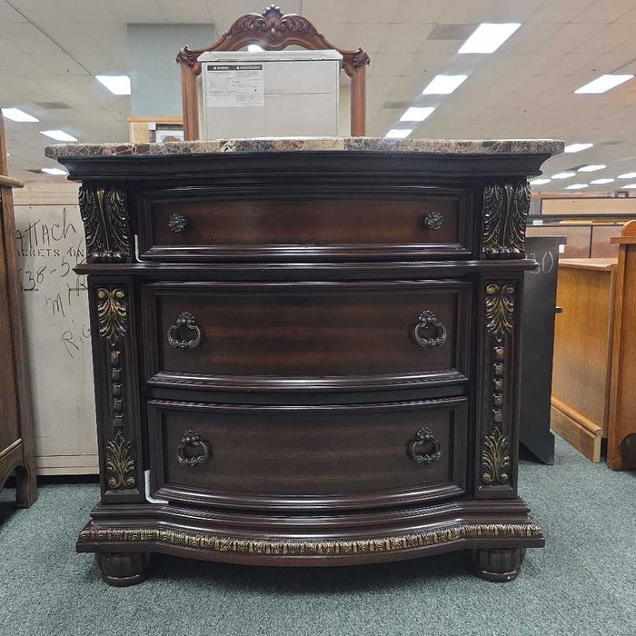 NIGHTSTAND WITH MARBLE TOP 1757-4