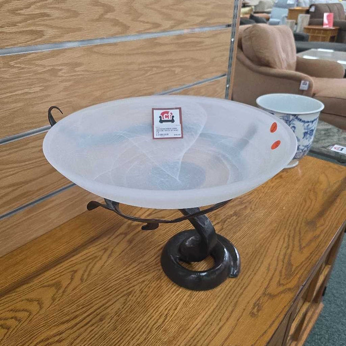 DISH DECOR WITH STAND LS