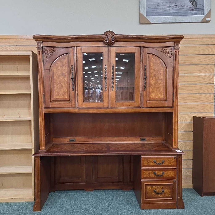 2 PIECE DESK WITH HUTCH BST
