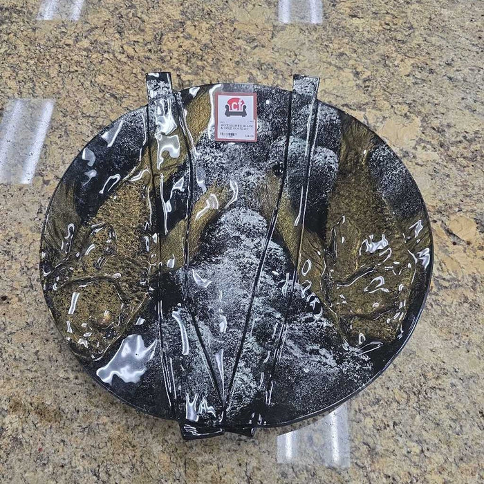 BLACK & GOLD PLATE BT