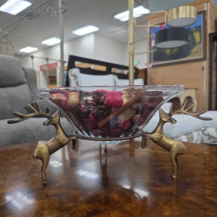 DEER BOWL DECOR BT