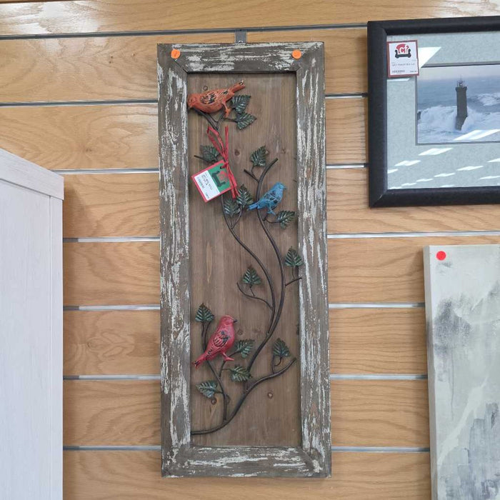 BIRD WALL DECOR LS