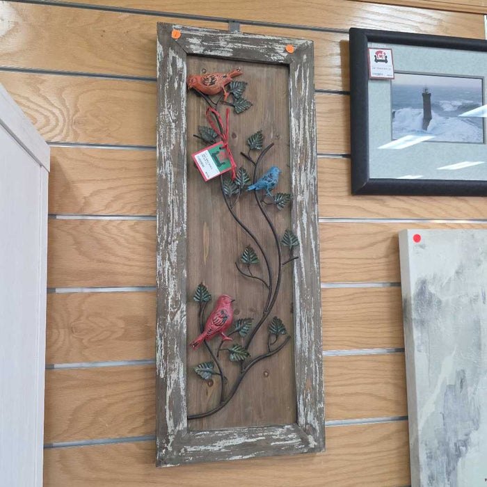 BIRD WALL DECOR LS