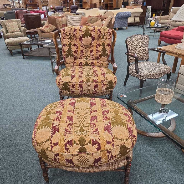 ACCENT CHAIR WITH OTTOMAN BAH