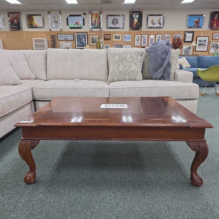ETHAN ALLEN COFFEE TABLE BTK