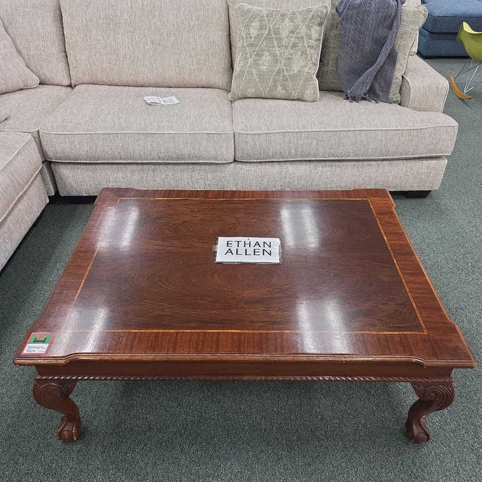 ETHAN ALLEN COFFEE TABLE BTK