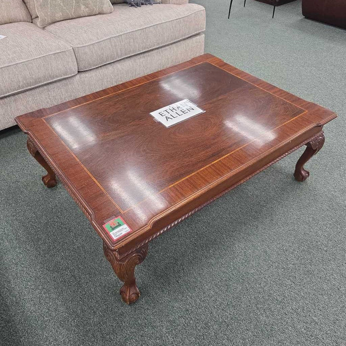 ETHAN ALLEN COFFEE TABLE BTK