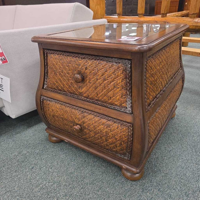2 DRAWER END TABLE KL