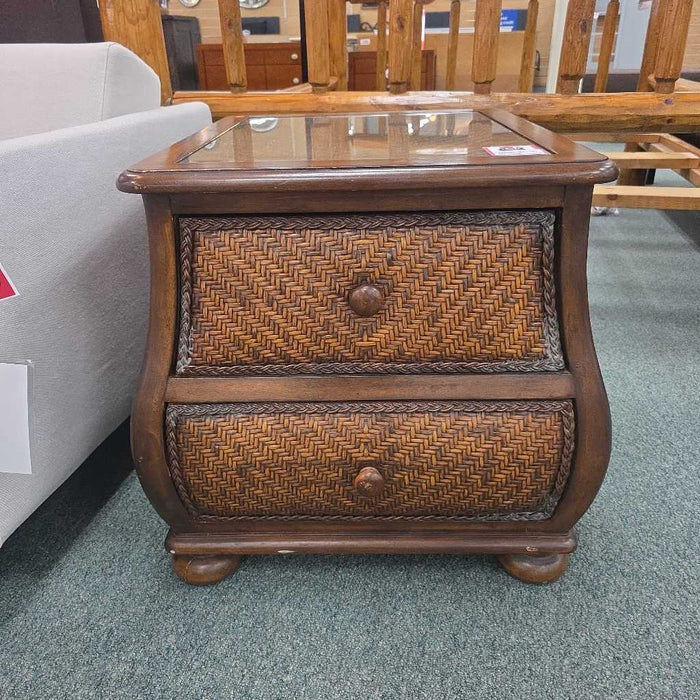 2 DRAWER END TABLE KL